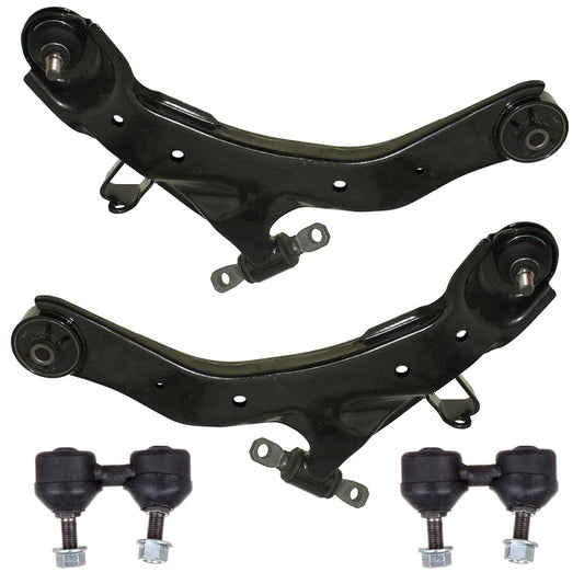 4pc K620327 K620328 K90358 Front Lower Control Arm Sway Bar Kit for Hyundai Elantra 2001 2002 2003 2004 2005 2006