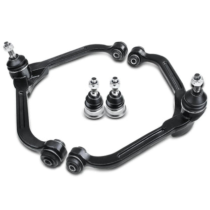 4pc K3198 K3199 Front Upper Control Arms with Lower Ball Joints for Jeep Liberty 2002-2004