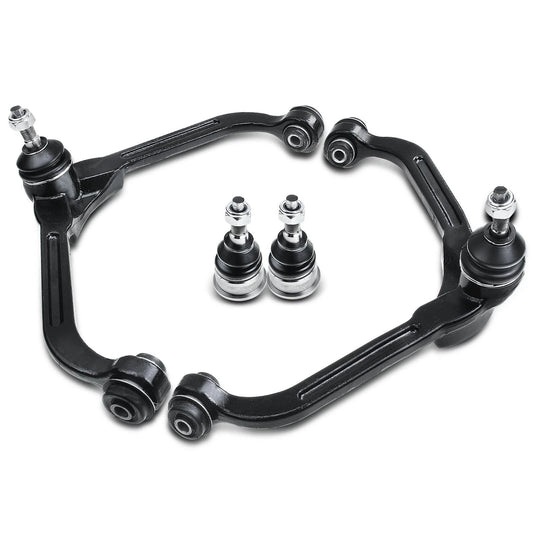 4pc K3198 K3199 Front Upper Control Arms with Lower Ball Joints for Jeep Liberty 2002-2004