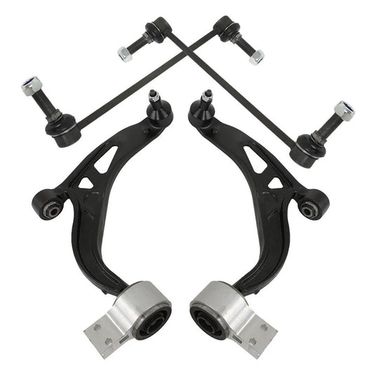 4pc MS401122 MS401121 K750388 K750389 Front Lower Control Arm Sway Bar for Ford Taurus Flex for Lincoln MKS 2010 2011 2012