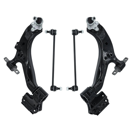 4pc K622943 K622942 K750297 Front Lower Control Arm with Ball Joints Sway Bars Kit for Honda CR-V 2015 2016