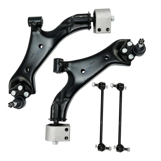 4pc 524-157 524-158 K750188 K750189 Front Lower Control Arm with Ball Joints and Sway Bars for Chevy Equinox 2010 2011 2012 2013 2014 2015 2016 2017 for GMC Terrain 2010-2017
