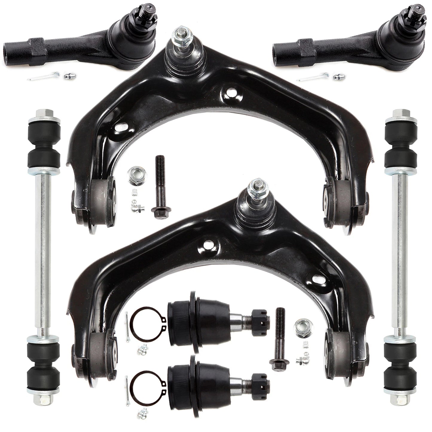 8pc K80722 K80723 K80771 ES80786 K7275 Front Upper Control Arm And Ball Joint Tie Rods For Ford Explorer for Mercury Mountaineer 2006 2007 2008 2009 2010