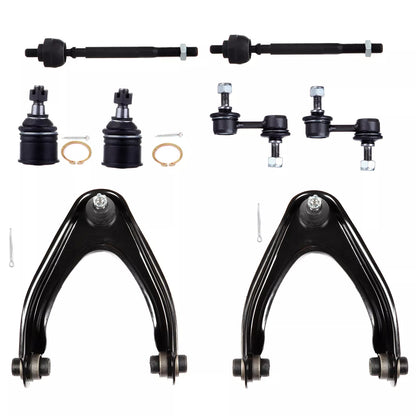 8pc K80883 K80884 K9802 EV414 K90667 Front Upper Control Arm Inner Tie Rod End Sway Bar For Honda CR-V 1997 1998 1999 2000 2001