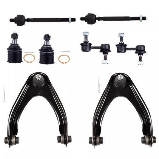 8pc K80883 K80884 K9802 EV414 K90667 Front Upper Control Arm Inner Tie Rod End Sway Bar For Honda CR-V 1997 1998 1999 2000 2001