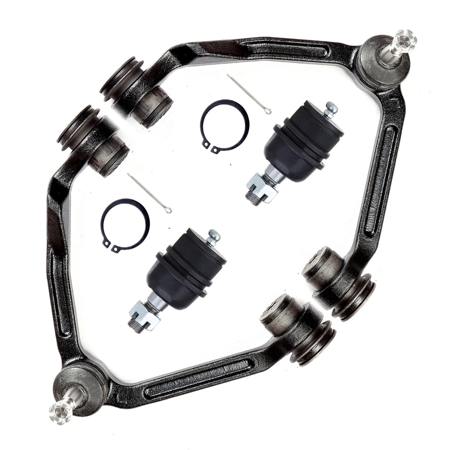 4pc K8722T K8724T K8695T Front Upper Control Arms Ball Joint For Ford F-150 4WD for Ford Expedition 4WD for Lincoln Navigator 4WD 1997 1998 1999 2000 2001 2002 2003
