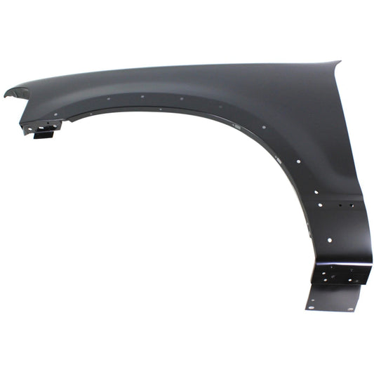 Primed Fender Replacement For Ford Explorer 2002 2003 2004 2005 Front Driver Side with Wheel Opening Molding Steel 3L2Z16006BA FO1240223