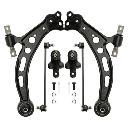 4pc K90312 K90311 K640191 K640192 Front Control Arm with Ball Joints Tie Rods for Toyota Camry 2.2L 3.0L 1997 1998 1999 2000 2001 for Avalon 1997 for Lexus ES300 1997-2001 for Lexus RX300 1999-2003