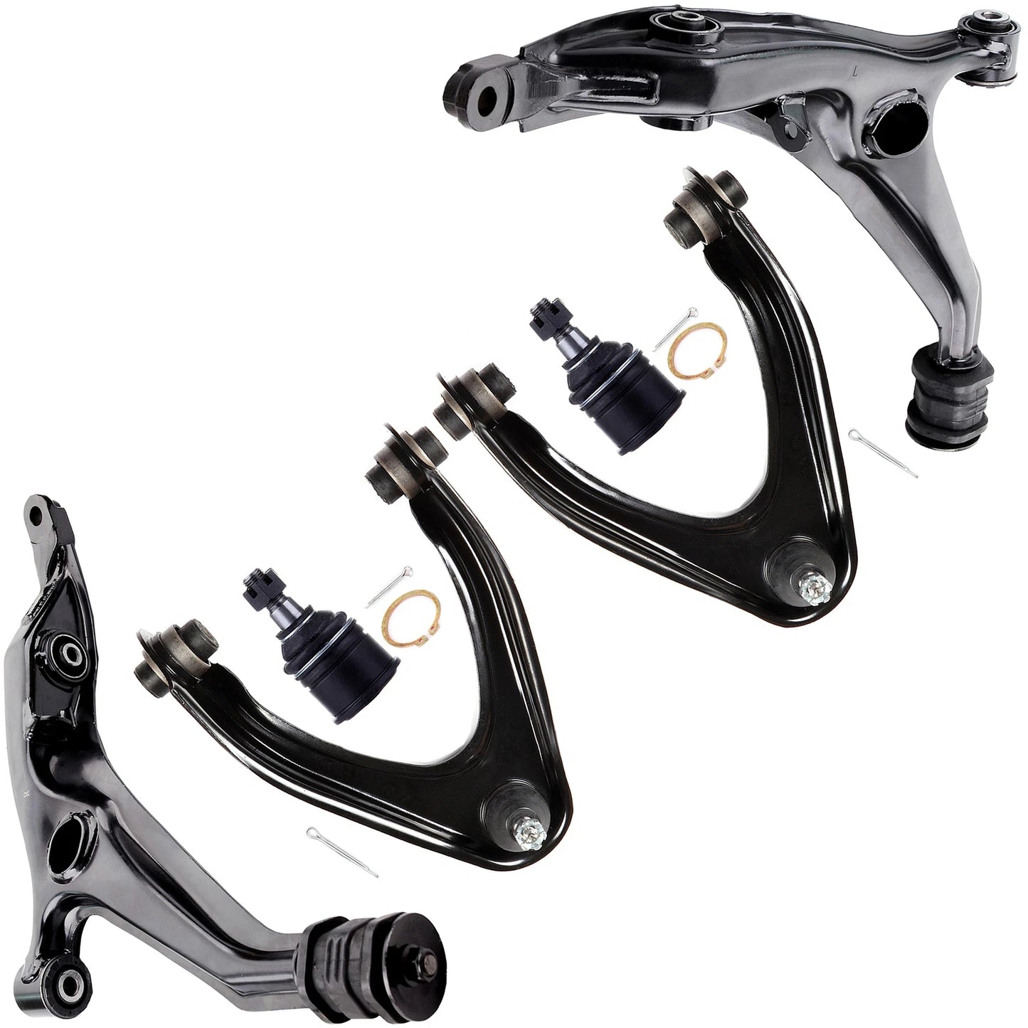 6pc K80883 K80884 K9802 K640323 K640324 Front Upper Control Arm Inner Tie Rod End Sway Bar For Honda CR-V 1997 1998 1999 2000 2001