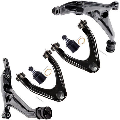 6pc K80883 K80884 K9802 K640323 K640324 Front Upper Control Arm Inner Tie Rod End Sway Bar For Honda CR-V 1997 1998 1999 2000 2001