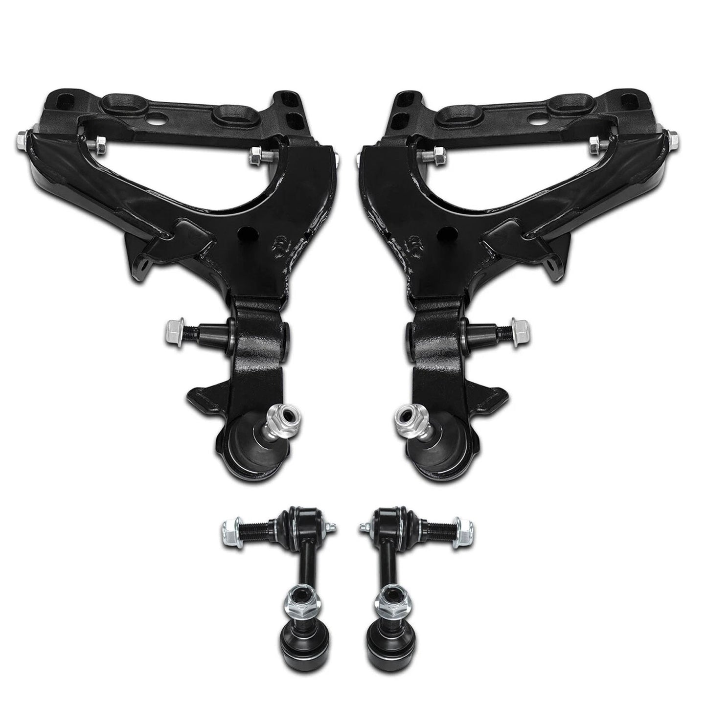 4pc K620467 K620468 K80824 K80825 Front Lower Control Arm With Ball Joint Assembly for GMC Envoy for Chevy Trailblazer 2004 2005 2006 2007