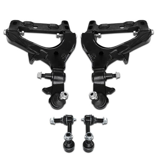 4pc K620467 K620468 K80824 K80825 Front Lower Control Arm With Ball Joint Assembly for GMC Envoy for Chevy Trailblazer 2004 2005 2006 2007