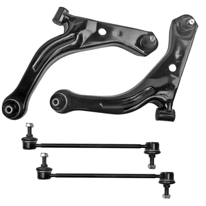 4pc K623521 K623522 K80296 Front Lower Control Arms with Ball Joints Sway Bar Links for Mazda 6 2014 2015 2016 2017 2018 2019 for Mazda CX-5  2013 2014 2015 2016
