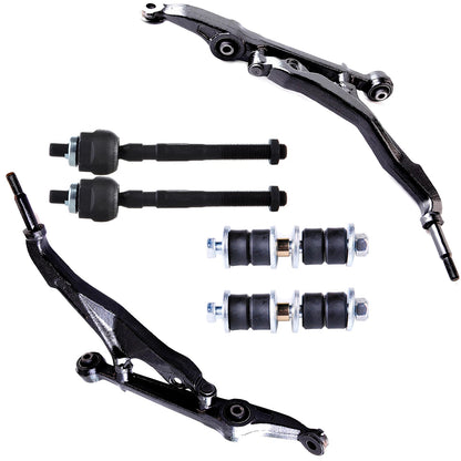 6pc K80328 K80327 EV299 K90123 Front Lower Control Arm Tie Rod Sway Bar Suspension Kit For Honda Civic 1992 1993 1994 1995 for Honda Civic del Sol 1993-1996 1997 for Acura Integra 1994-2001