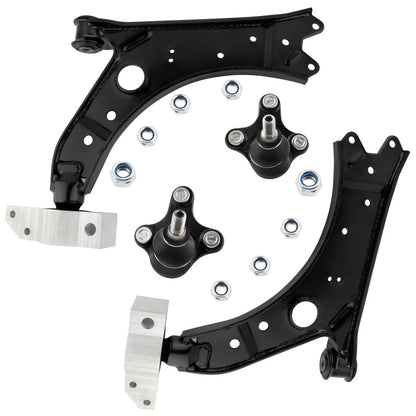 4pc MS101148 MS101147 K80663 K80662 Front Lower Control Arm with Ball Joints for Audi A3 for VW Jetta EOS Golf 2005 2006 2007 2008 2009 2010 2011 2012 2013 2014