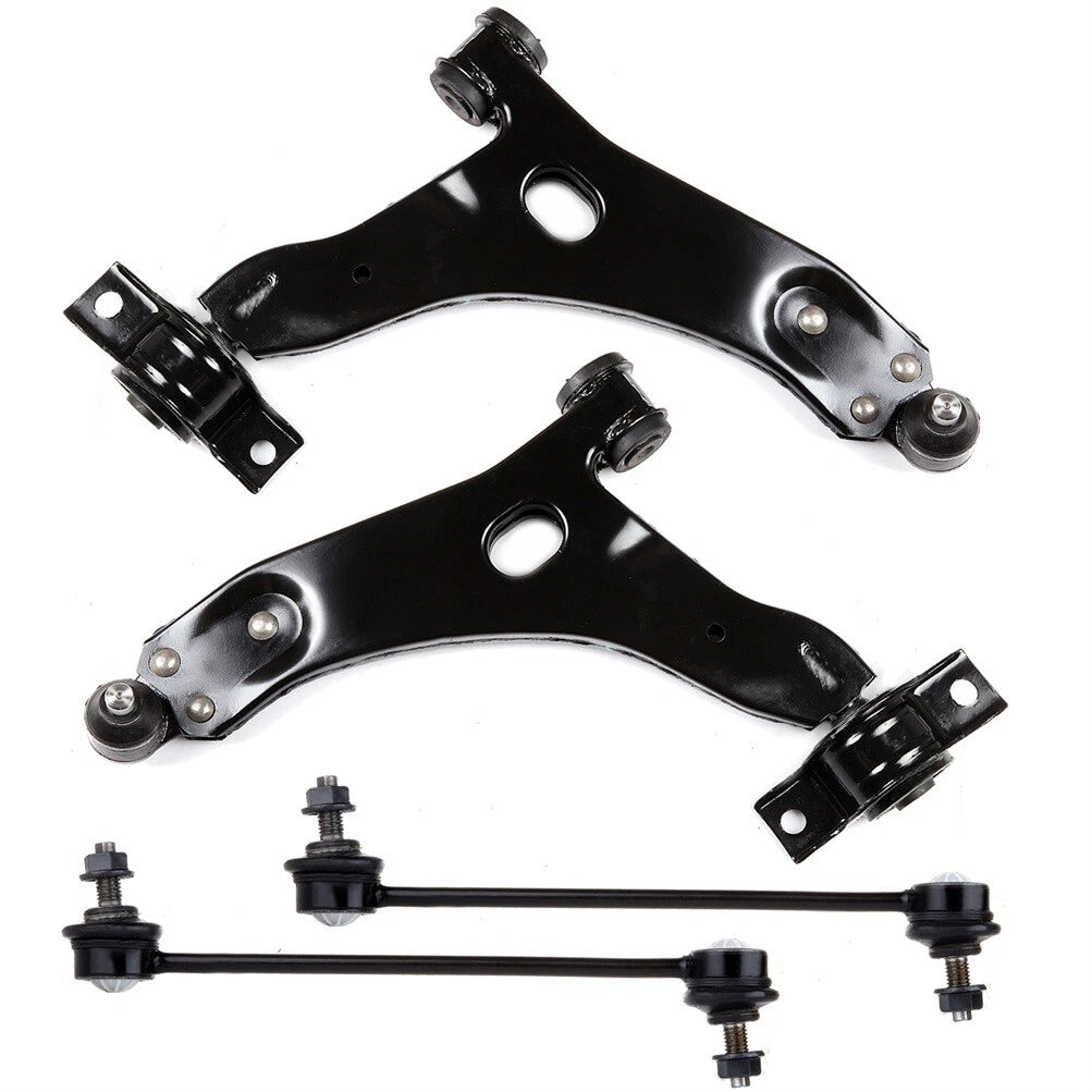 4pc K80405 K80406 K80066 Front Lower Control Arm Sway Bar Suspension Kit For Ford Focus 2000 2001 2002 2003 2004
