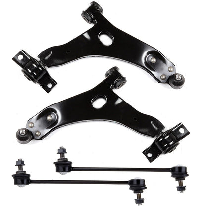 4pc K80405 K80406 K80066 Front Lower Control Arm Sway Bar Suspension Kit For Ford Focus 2000 2001 2002 2003 2004