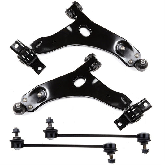 4pc K80405 K80406 K80066 Front Lower Control Arm Sway Bar Suspension Kit For Ford Focus 2000 2001 2002 2003 2004