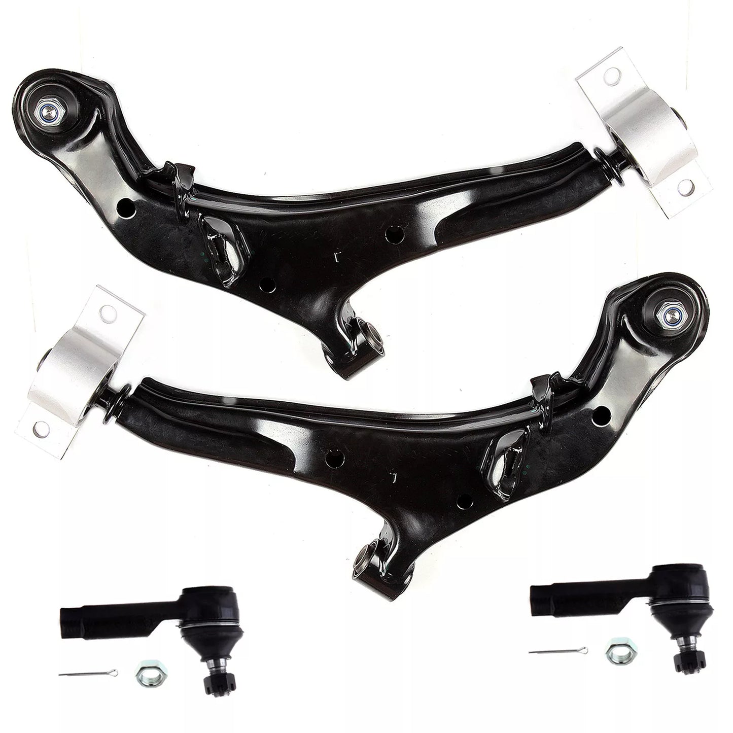4pc K620354 K620355 ES3438 Front Lower Control Arm Ball Joint Outer Tie Rod End For Nissan Maxima 2000 2001 2002 2003 for INFINITI i30 2000 2001 for INFINITI i35 2002 2003 2004