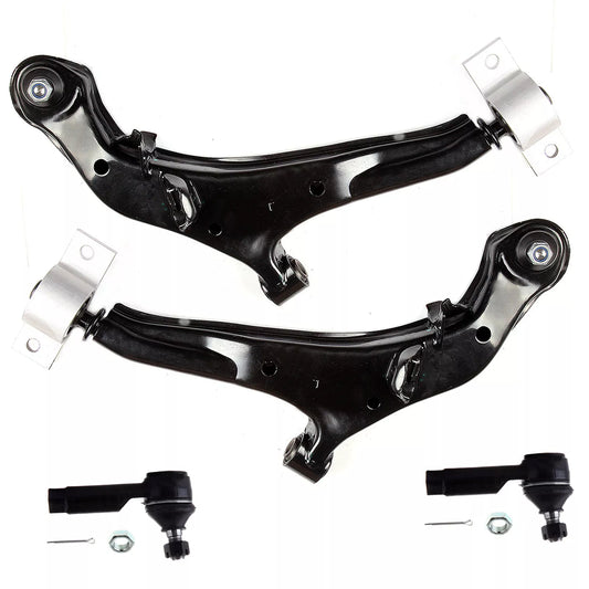 4pc K620354 K620355 ES3438 Front Lower Control Arm Ball Joint Outer Tie Rod End For Nissan Maxima 2000 2001 2002 2003 for INFINITI i30 2000 2001 for INFINITI i35 2002 2003 2004