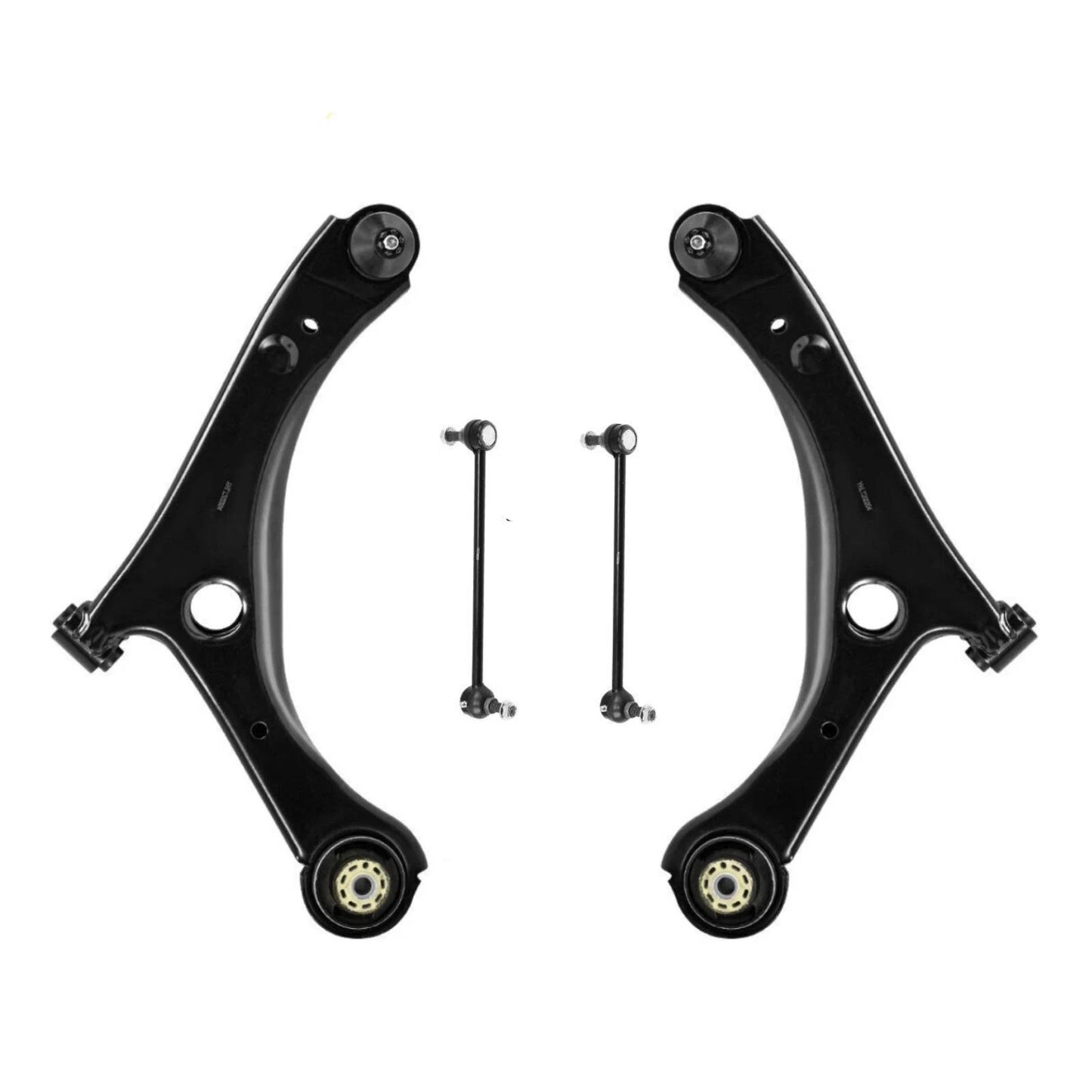 4pc MS251002 MS251001 K7258 Front Lower Control Arms Sway Bars for Dodge Grand Caravan 2008 2009 2010 2011 2012 2013 2014 2015 2016 2017 2018 2019 2020 for Routan C/V