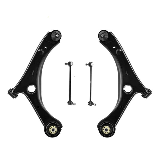 4pc MS251002 MS251001 K7258 Front Lower Control Arms Sway Bars for Dodge Grand Caravan 2008 2009 2010 2011 2012 2013 2014 2015 2016 2017 2018 2019 2020 for Routan C/V
