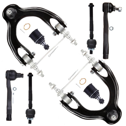 8pc K90448 K90449 K9802 EV299 ES2946 ES2943 Front Upper Control Arm Lower Ball Joint For Honda Civic CX DX EX 1992 1993 1994 1995