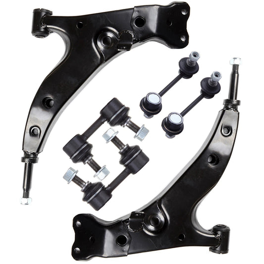6pc K80333 K80334 K90124 K9545 Front Lower Control Arm Sway Bar End Kit For Toyota Corolla 1993 1994 1995