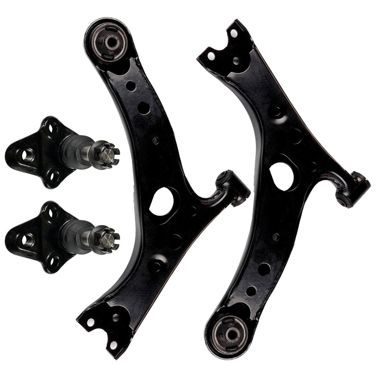 4pc K640212 K640213 K90309 Front Lower Control Arms with Ball Joints for Toyota Rav4 2001 2002 2003 2004 2005