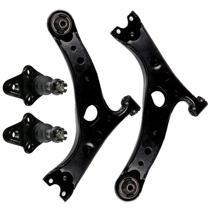 4pc K640212 K640213 K90309 Front Lower Control Arms with Ball Joints for Toyota Rav4 2001 2002 2003 2004 2005