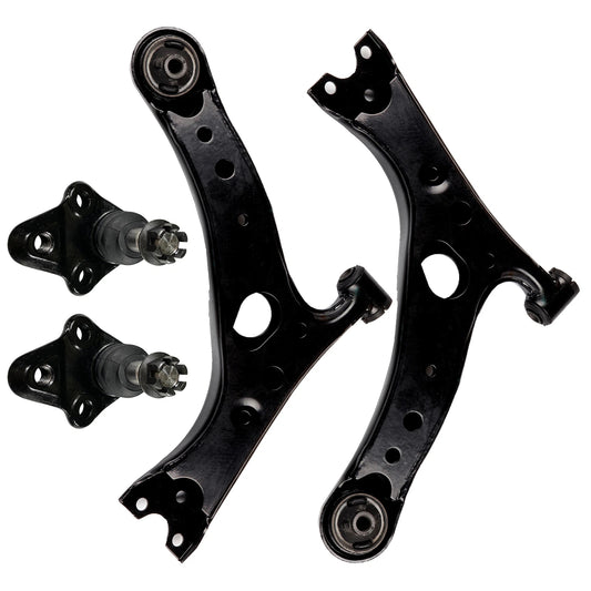 4pc K640212 K640213 K90309 Front Lower Control Arms with Ball Joints for Toyota Rav4 2001 2002 2003 2004 2005