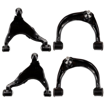 4pc K620061 K620062 K620063 K620064 Front Upper Lower Control Arms Sway Bars Kit for Toyota FJ Cruiser 4Runner for Lexus GX470 2003 2004 2005 2006 2007 2008 2009