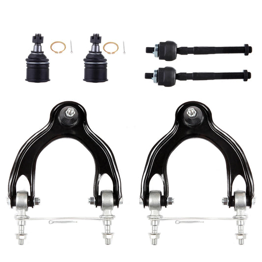 6pc K90448 K90449 K9802 EV299 Front Upper Control Arm And Ball Joint Kit For Honda Civic 1992 1993 1994 1995 for Acura Integra 1994 1995 1996 1997 1998 1999 2000 2001