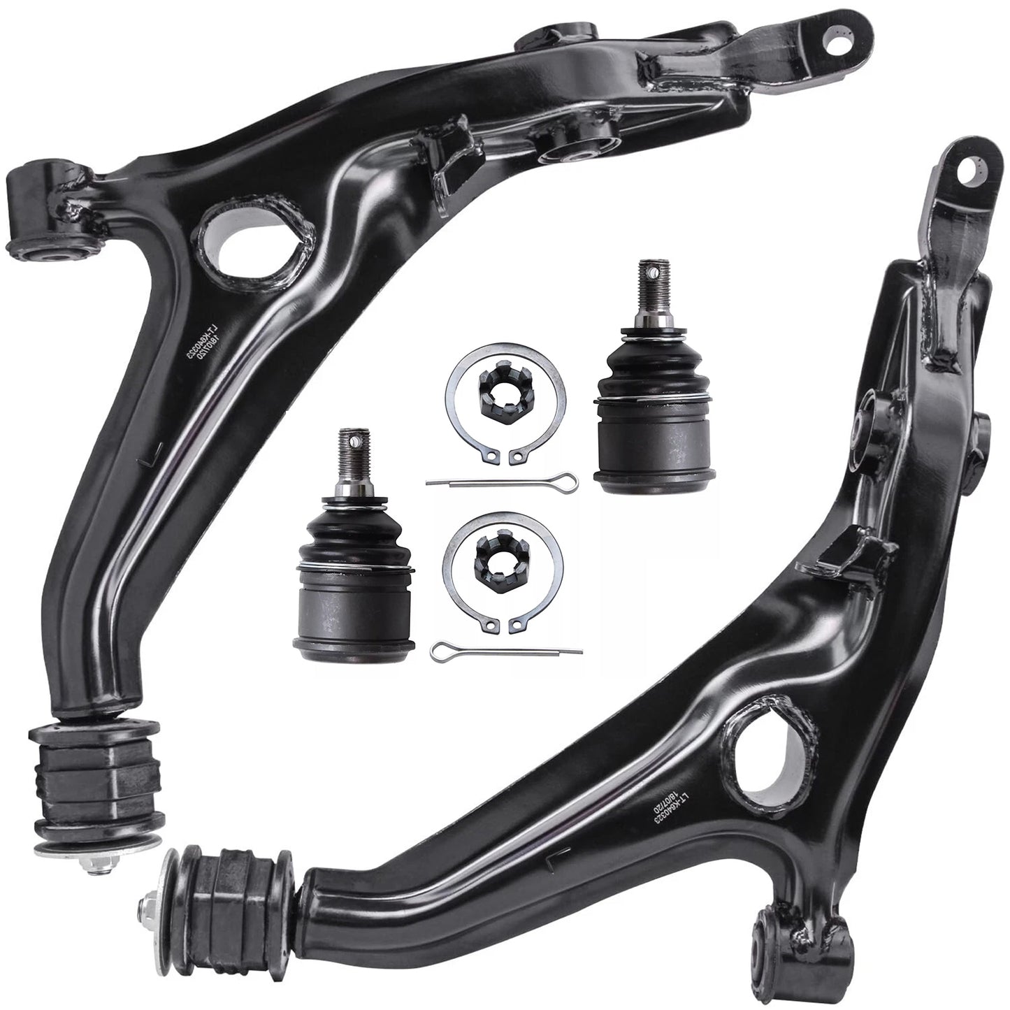 4pc K640323 K640324 K9802 Front Lower Control Arm with Ball Joints for Honda CR-V 1997 1998 1999 2000 2001