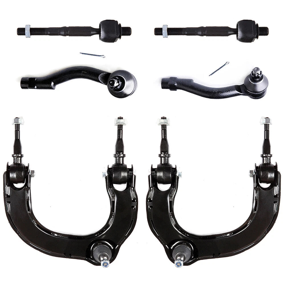 6pc K620103 K620104 ES3629 ES3630 EV428 Front Upper Control Arm Ball Joint Tie Rod End For Hyundai XG350 2002 2003 2004 2005 for Hyundai Sonata 1999 2000 2001 2002 2003 2004 2005