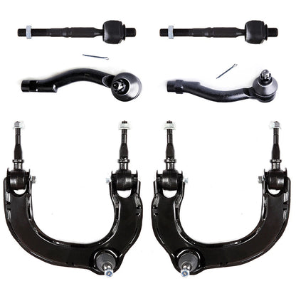 6pc K620103 K620104 ES3629 ES3630 EV428 Front Upper Control Arm Ball Joint Tie Rod End For Hyundai XG350 2002 2003 2004 2005 for Hyundai Sonata 1999 2000 2001 2002 2003 2004 2005