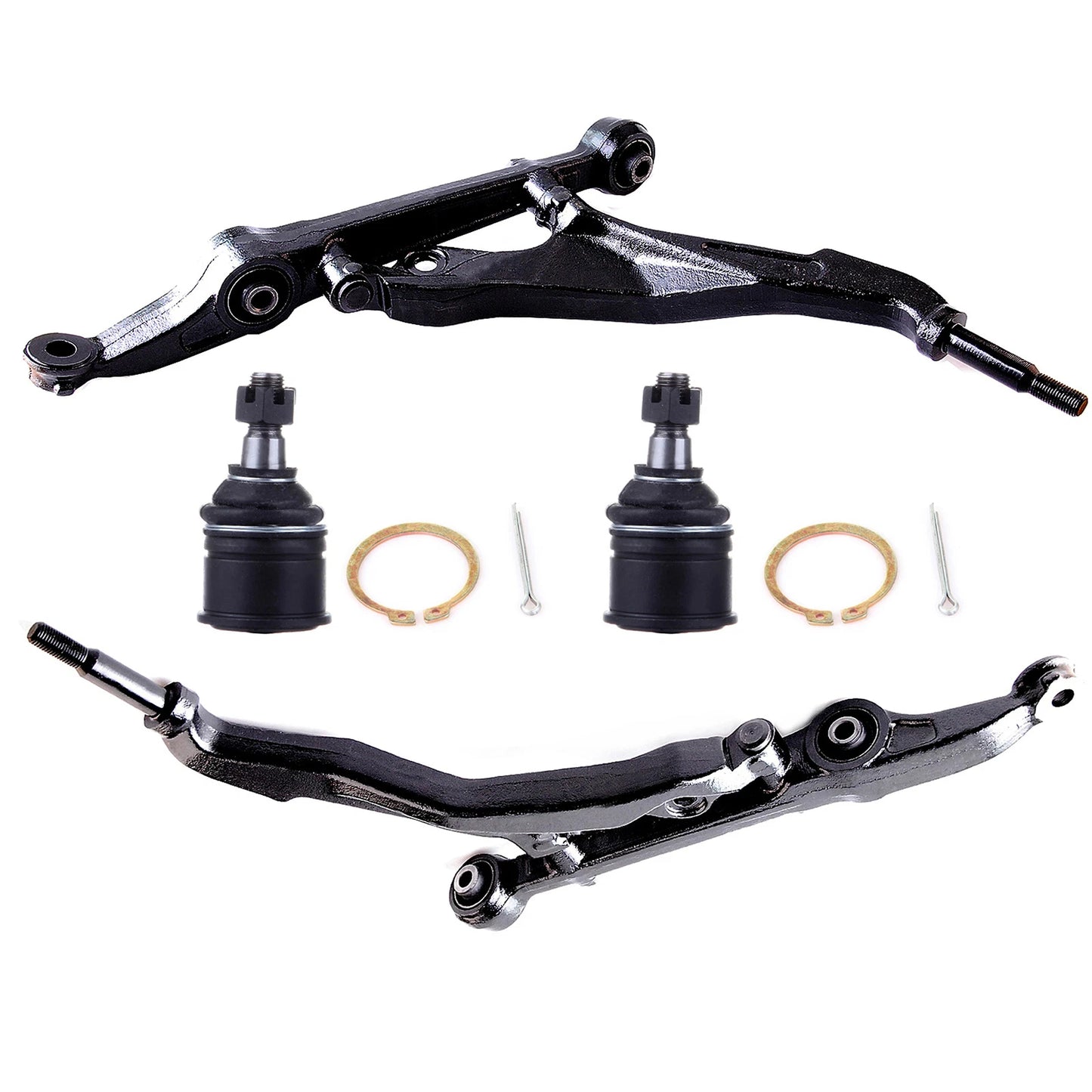 4pc K80328 K80327 K9802 Front Lower Control Arm Tie Rod Sway Bar Suspension Kit For Honda Civic 1992 1993 1994 1995 for Honda Civic del Sol 1993 1994 1995 1996 1997