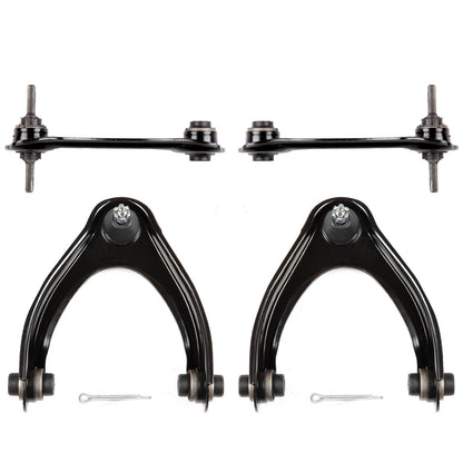 4pc K90450 K90451 K620048 K640286 Suspension Front Upper Control Arm Ball Joint Tie Rod End For Honda Civic 1996 1997 1998 1999 2000