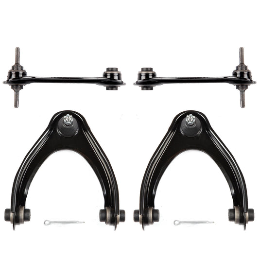 4pc K90450 K90451 K620048 K640286 Suspension Front Upper Control Arm Ball Joint Tie Rod End For Honda Civic 1996 1997 1998 1999 2000