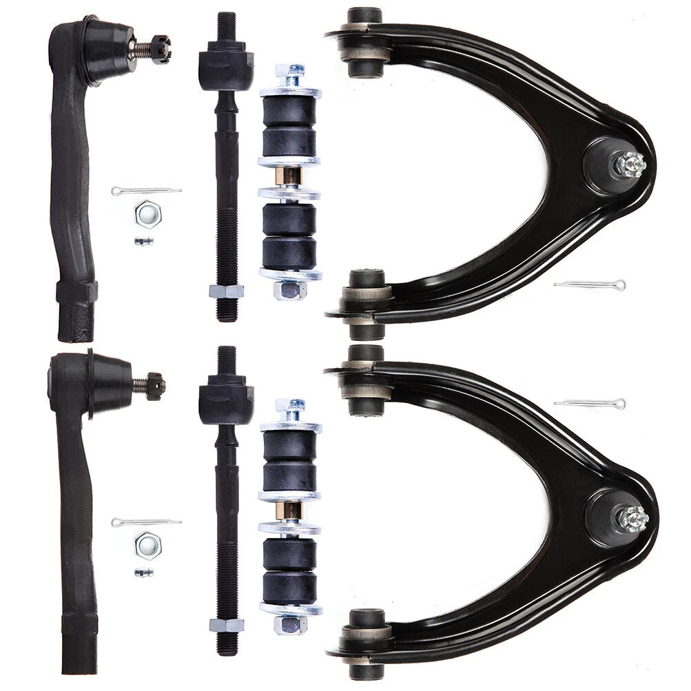 8pc K90450 K90451 EV367 K90123 ES3331 ES3332 Suspension Front Upper Control Arm Ball Joint Tie Rod End For Honda Civic 1996 1997 1998 1999 2000