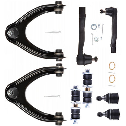 8pc K90450 K90451 K9802 K90123 ES3331 ES3332 Suspension Front Upper Control Arm Ball Joint Tie Rod End For Honda Civic 1996 1997 1998 1999 2000