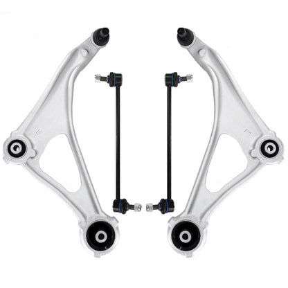 4pc K623474 K623475 K750094 K750095 Front Lower Control Arms Sway Bar Links Kit for Nissan Altima Sedan 2013 2014