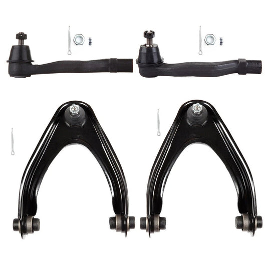 4pc K80883 K80884 ES3331 ES3332 Front Upper Control Arm Outer Tie Rod End For Honda CR-V 1997 1998 1999 2000 2001