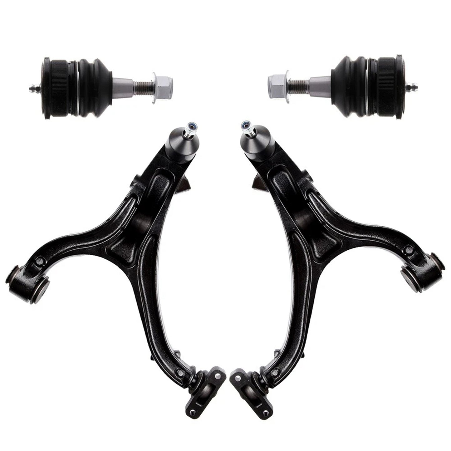 4pc MS25170 MS25171 K80604 Front Lower Control Arm Lower Ball Joint for Jeep Commander Grand Cherokee 2005 2006 2007 2008 2009 2010