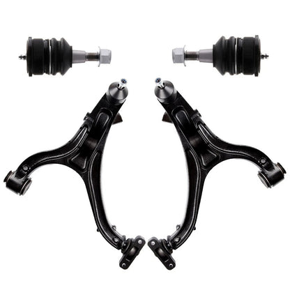 4pc MS25170 MS25171 K80604 Front Lower Control Arm Lower Ball Joint for Jeep Commander Grand Cherokee 2005 2006 2007 2008 2009 2010