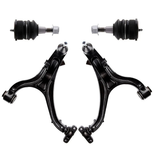 4pc MS25170 MS25171 K80604 Front Lower Control Arm Lower Ball Joint for Jeep Commander Grand Cherokee 2005 2006 2007 2008 2009 2010