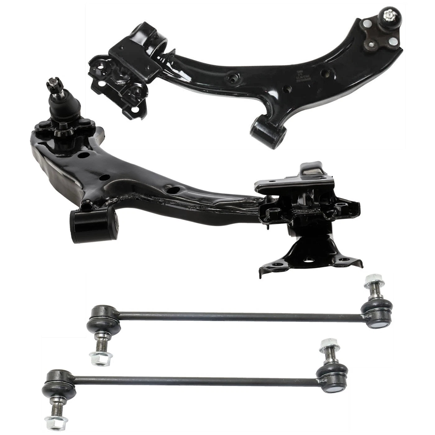 4pc K620500 K620501 K750297 Front Lower Control Arms with Ball Joints Sway Bar Links for Honda CR-V 2007 2008 2009 2010 2011