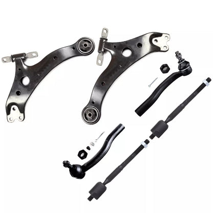 6pc K620333 K620334 EV420 ES3600 ES3601 Front Lower Control Arm Tie Rod End Kit For Lexus ES300 for Toyota Camry 2002 2003