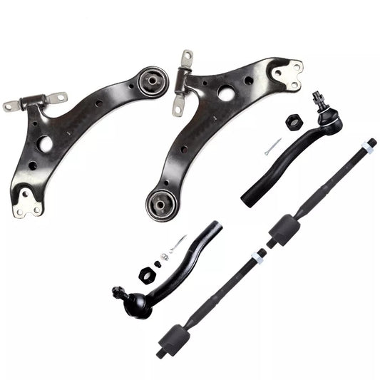 6pc K620333 K620334 EV420 ES3600 ES3601 Front Lower Control Arm Tie Rod End Kit For Lexus ES300 for Toyota Camry 2002 2003