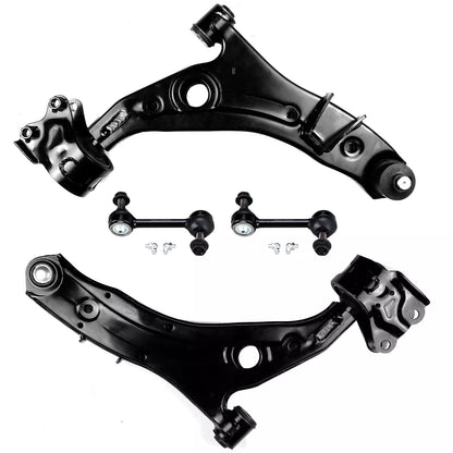 4pc K620486 K620487 K750159 Front Lower Control Arm Sway Bar Link for Lincoln MKX for Ford Edge 2007 2008 2009 2010 2011 2012 2013 2014 2015